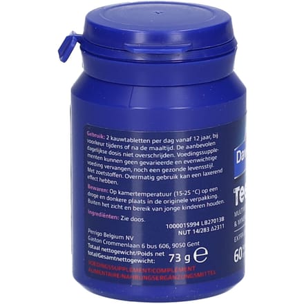 Davitamon® Teens (12>18) Multivitamines 60 Kauwtab. Aardbei – Energie, Weerstand