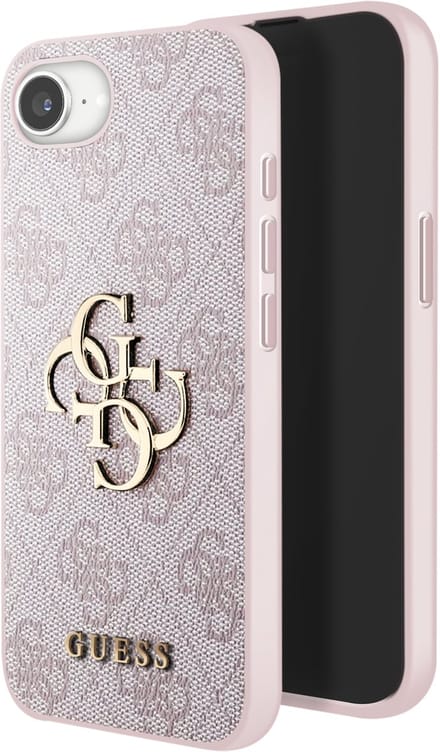 Guess telefoonhoesje voor iPhone 16e & 17e - luxe design - Pink