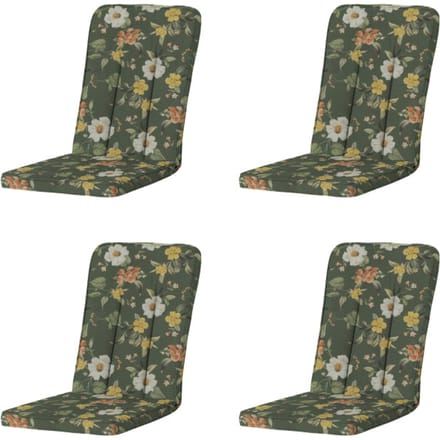 Madison tuintstoelkussen hoge rug julliete - 110x48x6cm set van