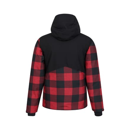 Mountain Warehouse Heren Drayton Waterdichte Ski jas (Rood/zwart)