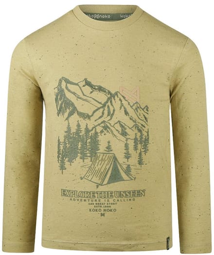 Koko Noko Jongens T-shirt - Dusty green