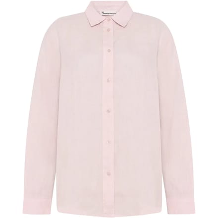 Dameshemd met lange mouwen KnowledgeCotton Apparel Loose Linen