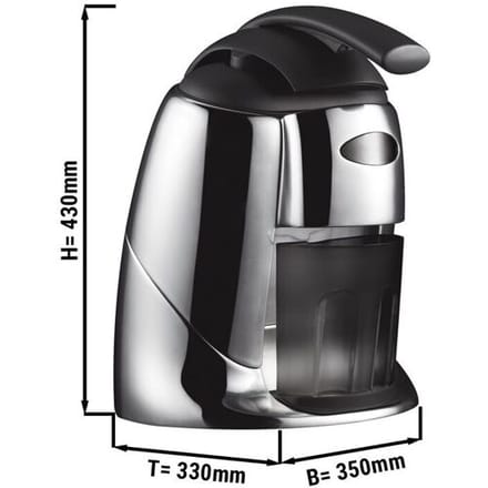 GGM Gastro Elektrische citruspers - 570W - met hendel/drukarm - ABS & RVS (Dubbel) zilver