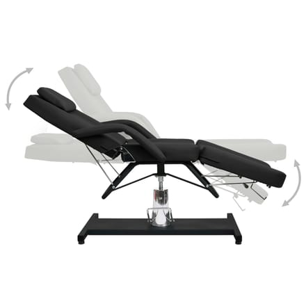 vidaXL - Massagetafel - 180x62x(87-112) - cm - zwart
