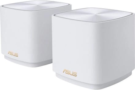 ASUS ZenWiFi XD4 Plus - AiMesh - Mesh Wifi - Wit - 2-pack - Wandmontage
