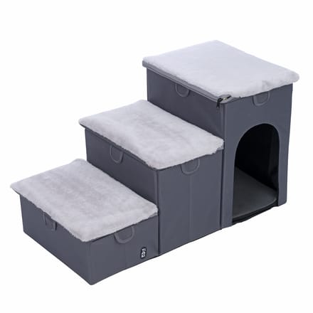 TIAKI Opvouwbare trap, 3 treden 76x39x41cm hond
