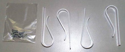Tafelkleed- en gordijnklemmen - Set van 4