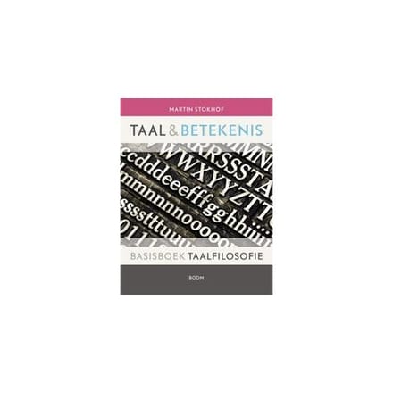 Taal En Betekenis - Martin Stokhof