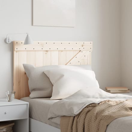 vidaXL - Hoofdbord - 90x104 - cm - massief - grenenhout