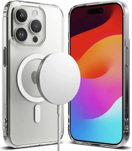 Ringke Fusion MagSafe Matte Transparant Hoesje Geschikt voor Apple iPhone 15 Pro Max