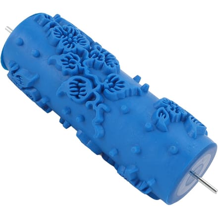 Kunst Textuur Roller Multifunctioneel Rond Wasbaar Herbruikbaar Decoratief Embossing Rubber Roller voor