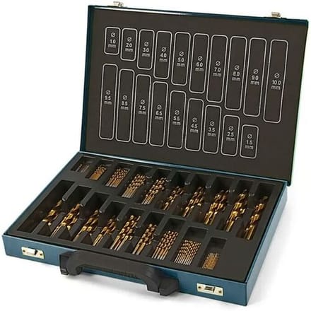 140 Delige HSS - TIN Gecoate Borenset