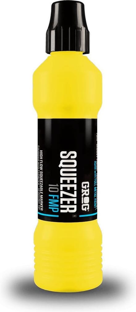 Verfstift Grog Squeezer FMP 10 mm - Flash Yellow