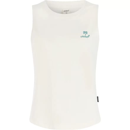 Protest PRTReturn - Singlet Dames - Mouwloos - Ronde hals - Loose fit - Crème