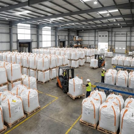 10x | Big Bag met afsluitschort 90x90x110cm | 1500KG