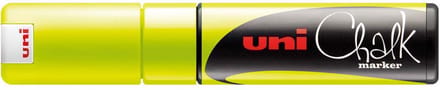 Uni Chalk Marker 8K Geel Fluo