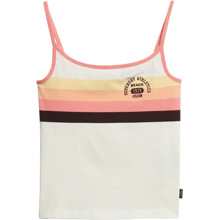 Superdry - Athletic Essentials Cami Top met logo - Dames - Vesten