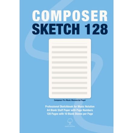 Composer Sketch 128 - Composer Pro Premium Muziekpapier - Sophia Martins