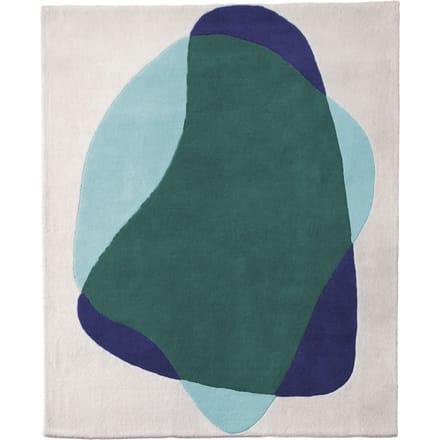 Harto - Serge vloerkleed - groen/blauw