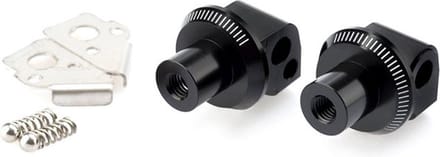 Puig 7243 Passenger Bmw R1200gs 04-12 Voetsteunadapters Zwart