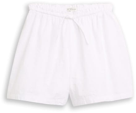 Tom Tailor - Short met broderie - Maat 140 - White