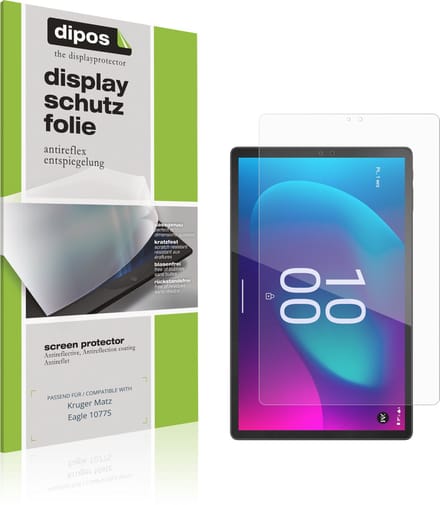 dipos – 2x Matte Beschermfolie geschikt voor Kruger Matz Eagle 1077S | Krasbestendige & antireflecterende Screenprotector Ultra-Thin