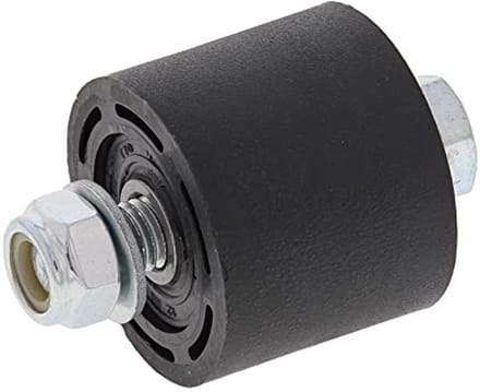 Zwarte ketting roller 34-28 millimeter voor ballenracen