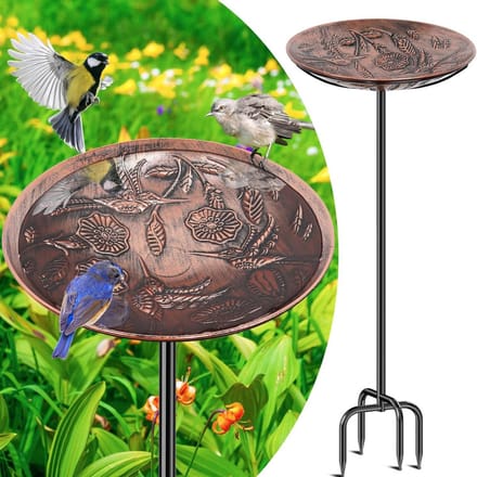 Vogelbad op Voet - Vogelhuisje op Paal