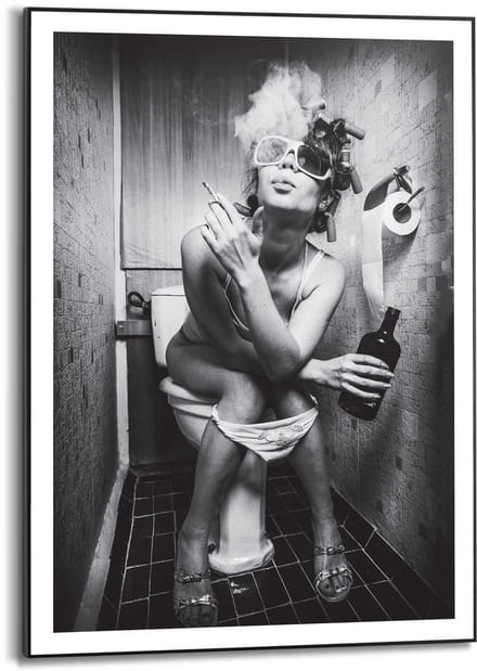 Schilderij Toiletzaken - 70 x 50 - Hout - REINDERS