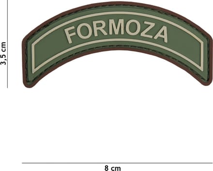 Embleem 3D PVC Formoza groen