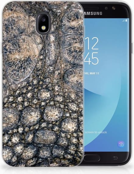 Samsung Galaxy J7 2017 | J7 Pro TPU Hoesje Krokodillenprint