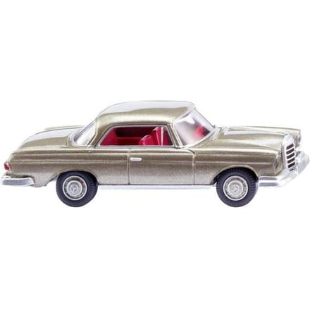 Wiking 014604 H0 Auto Mercedes Benz 250 SE Coupé, nerzgrijs-metallic