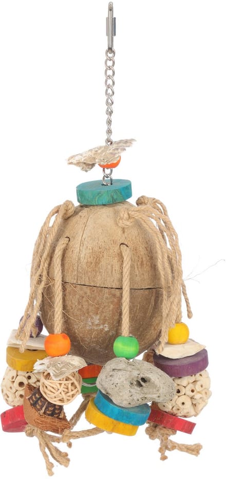 Adori Carnival Coconut - Vogelspeelgoed - 48x21x21 cm Multi-Color