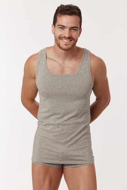 Woody Singlet Single Pack Grijs S