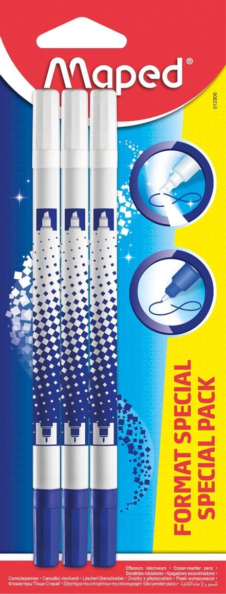 Inktwisser op blisterkaart x 6