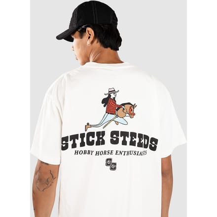 A.LAB Stick Steeds Boxy T-Shirt wit