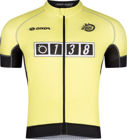 ONDA Fietsshirt korte mouw heren Geel - Laurent Jalabert - M