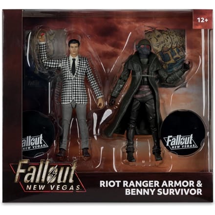McFarlane Toys Fallout New Vegas Riot Ranger Armor And Benny Survivor 7  Action Figure 2-Pack