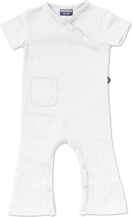 Silky Label jumpsuit ice white - korte mouw - maat 74/80 - wit