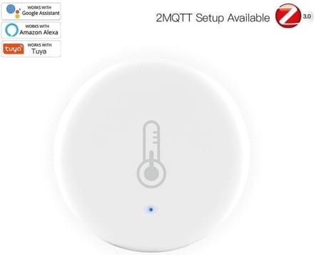 MOES Tuya ZigBee Temperature and Humidity Sensor - Tuya SmartLife - ZigBee - Draadloos - Temperatuur Sensor