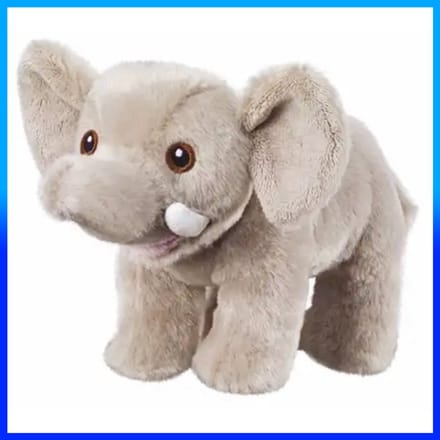 Olifant Grijs Pluche Knuffel 15 cm