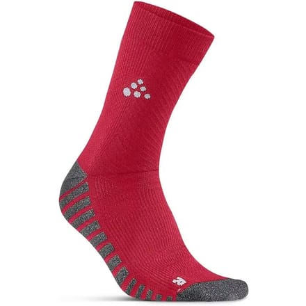 Craft Progress Anti Slip Mid Gripsokken - Rood | Maat: 28/30