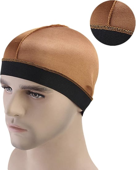 Cabantis Wave-Cap - Stretch - Durag - Hoofddeksel - Scooter Helm - Creme-Beige