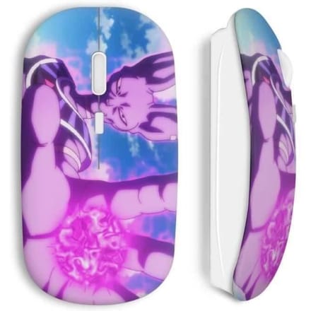 Souris Sans Fil - Dragon Ball - Beerus - Violet - USB - Compatible Mac et PC