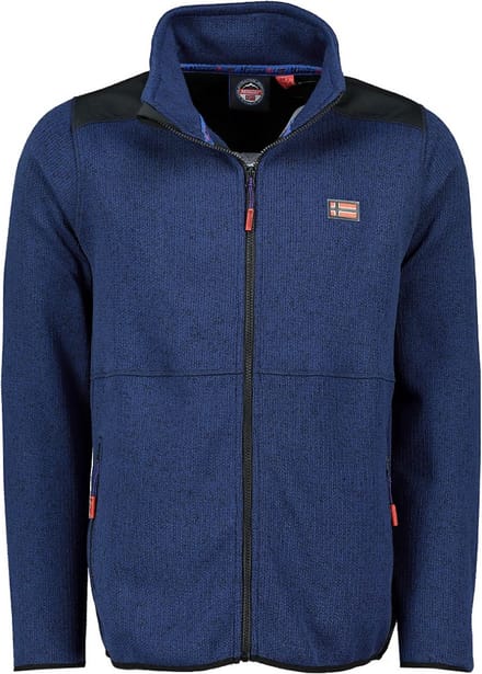 Geographical Norway Tickael Fleece Vest Heren Blauw - L