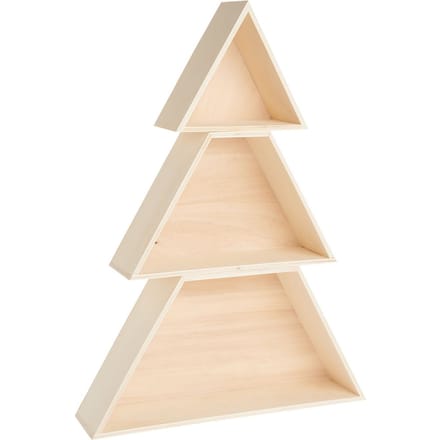 Houten kistje van de sparrenboom