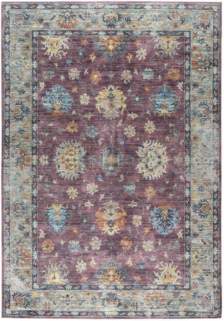 Muratap Vintage vloerkleed ruby garden multi wasbaar- 160x230 cm