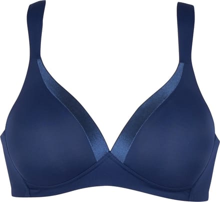 Narurana - 5119 - Soft bh met glansband - navy - 85B -