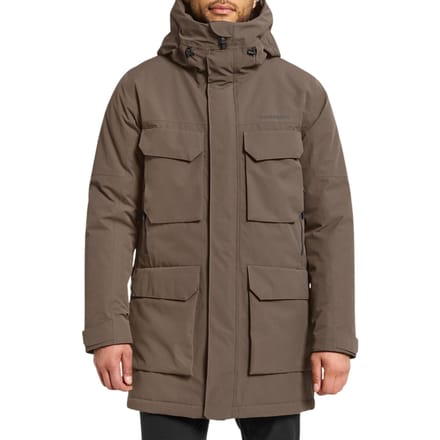 Didriksons DREW USX PARKA 8 Heren Outdoorjas - Mocha Brown