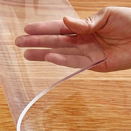 Tafelbeschermer Plastic - Plastic Tafelkleed - Bureau Beschermen - 15 mm Dik - 40 x 50 cm - Transparant
